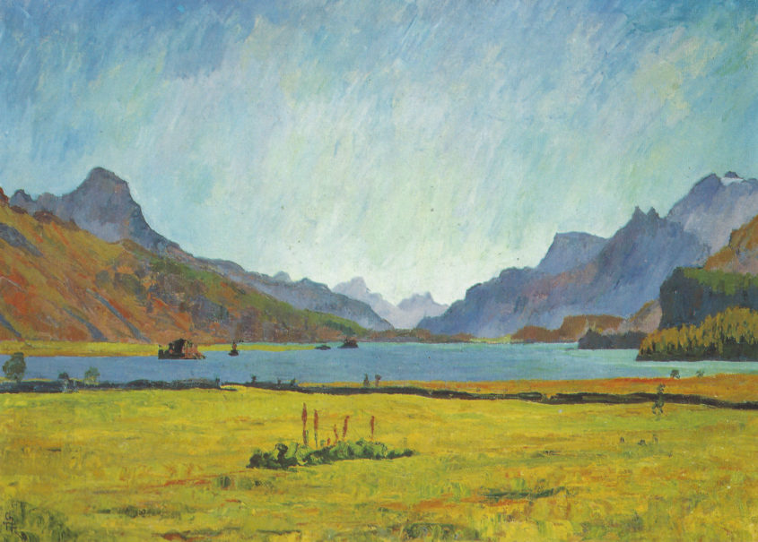 1 Cover - Giovanni Giacometti, Blick von der Ebene bei Sils Maria über den Silser See.1927 1 Cover - Giovanni Giacometti, Blick von der Ebene bei Sils Maria über den Silser See.1927
